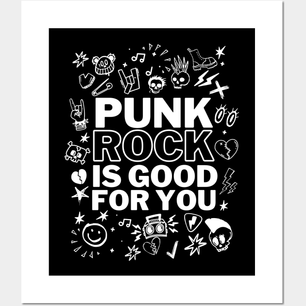 Punk Rock Wall Art by LightniNG Underground